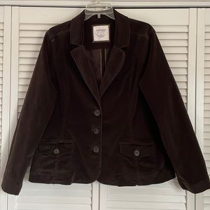 ❤️ 5/$25 - Black corduroy blazer - Sz XL
